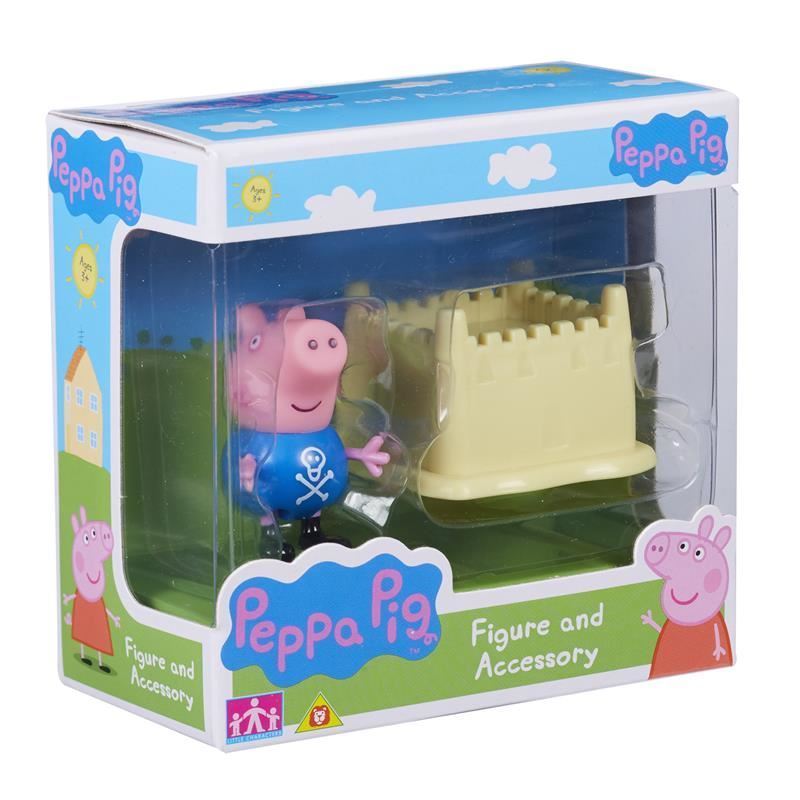 Peppa Pig: Figure and Accessory Pack - George & Sandcastle image