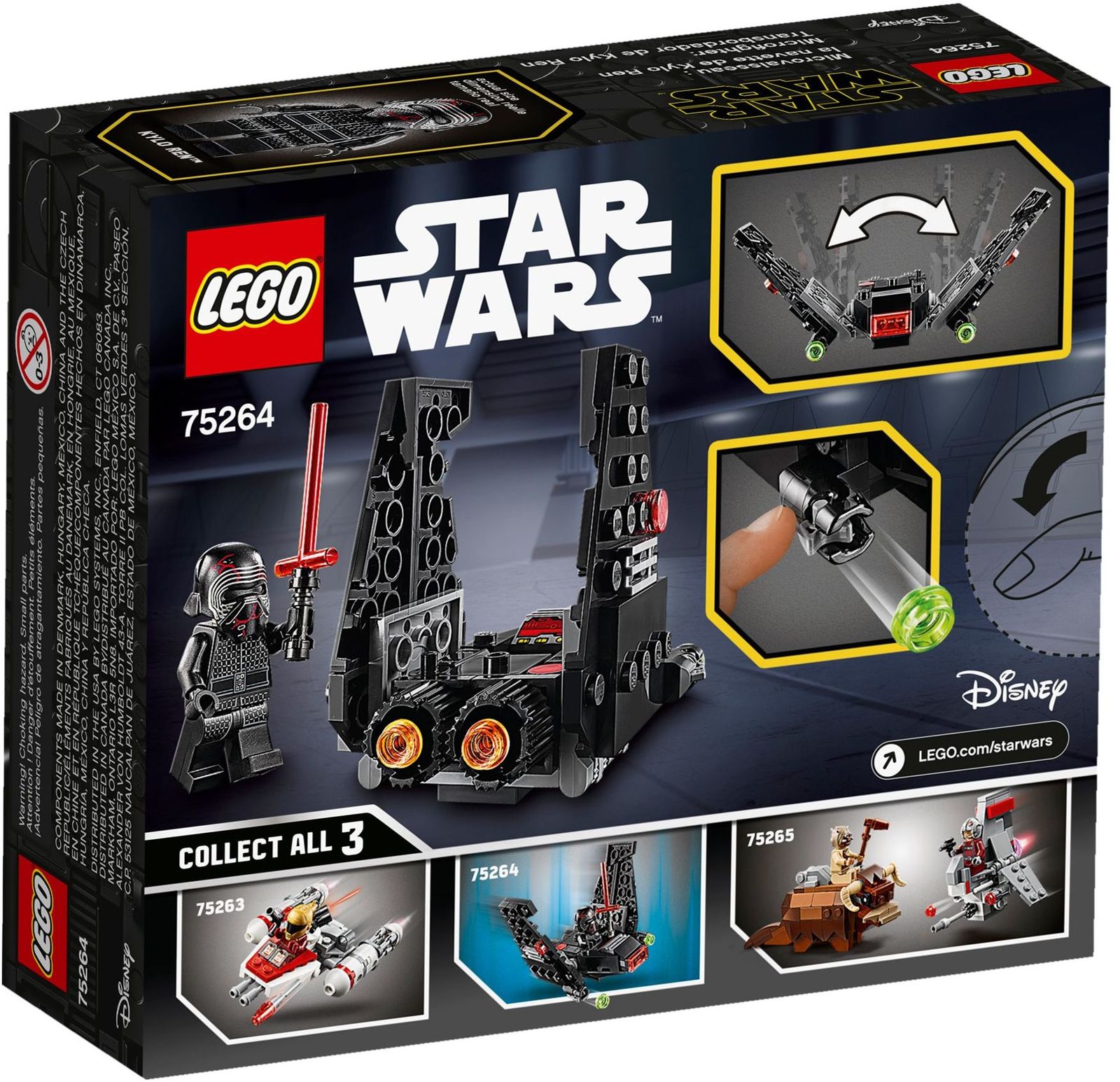 LEGO Star Wars: Kylo Ren's Shuttle - Microfighter (75264) image