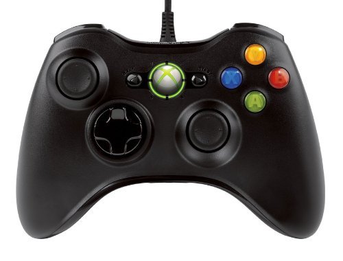 Official Microsoft Xbox 360 Wired Controller - Black image