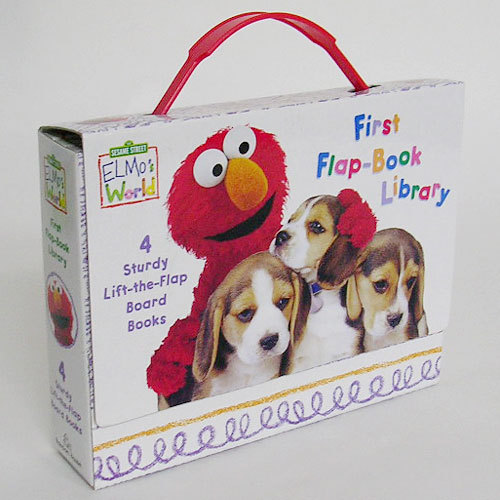 Sesame Street: Elmo's World First Flap-Book Library (4 Board Books) by Random House image
