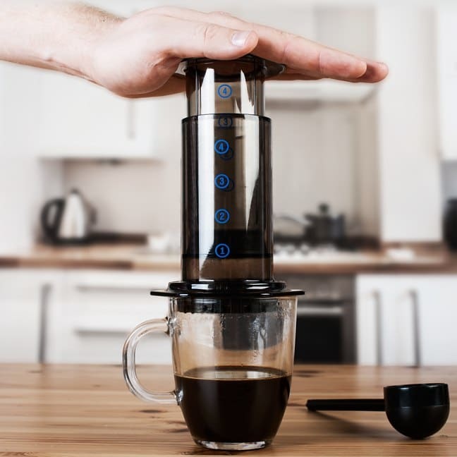 AeroPress Coffee Maker & Tote Bag image