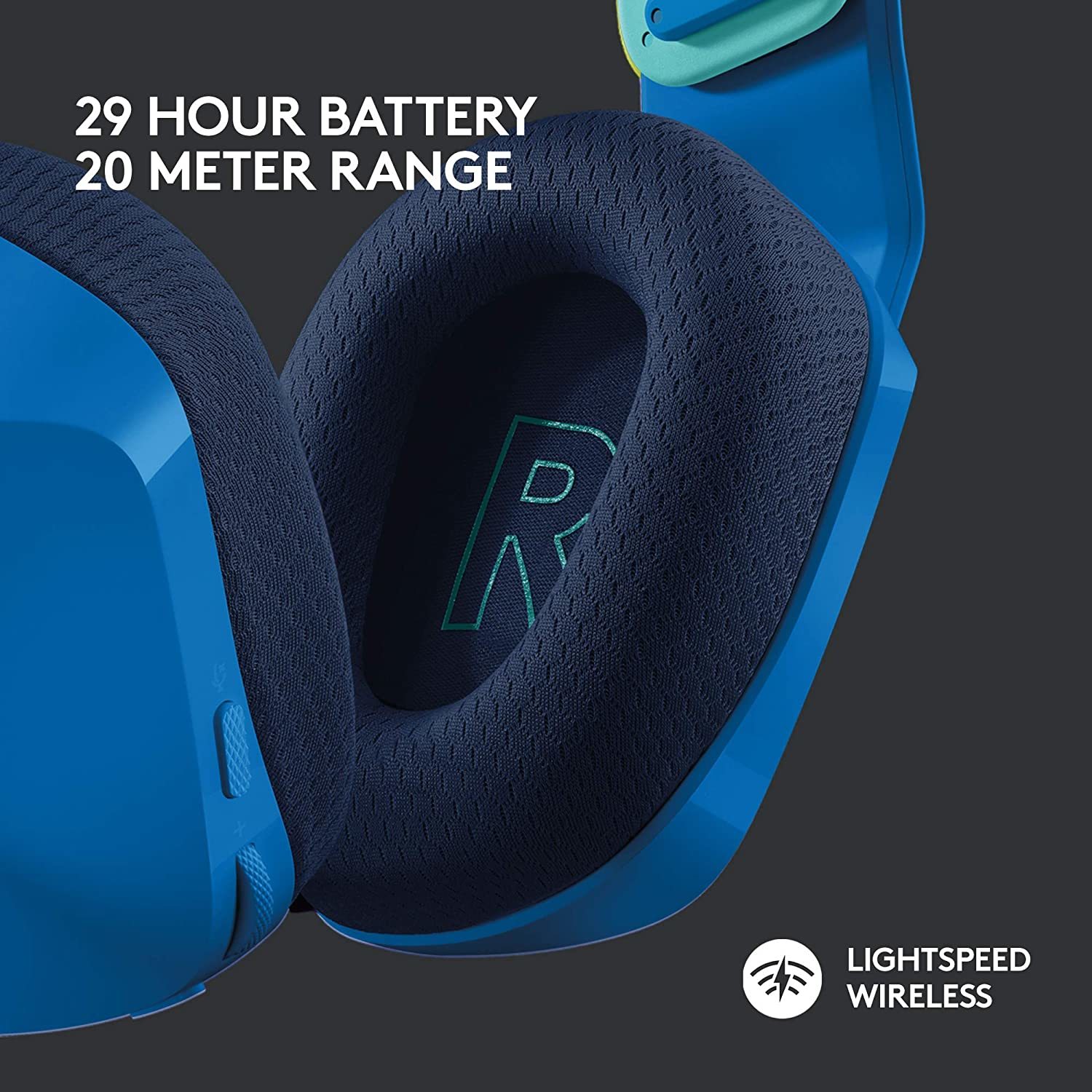 Logitech G733 LIGHTSPEED Wireless RGB Gaming Headset - Blue for PC, PS4 image