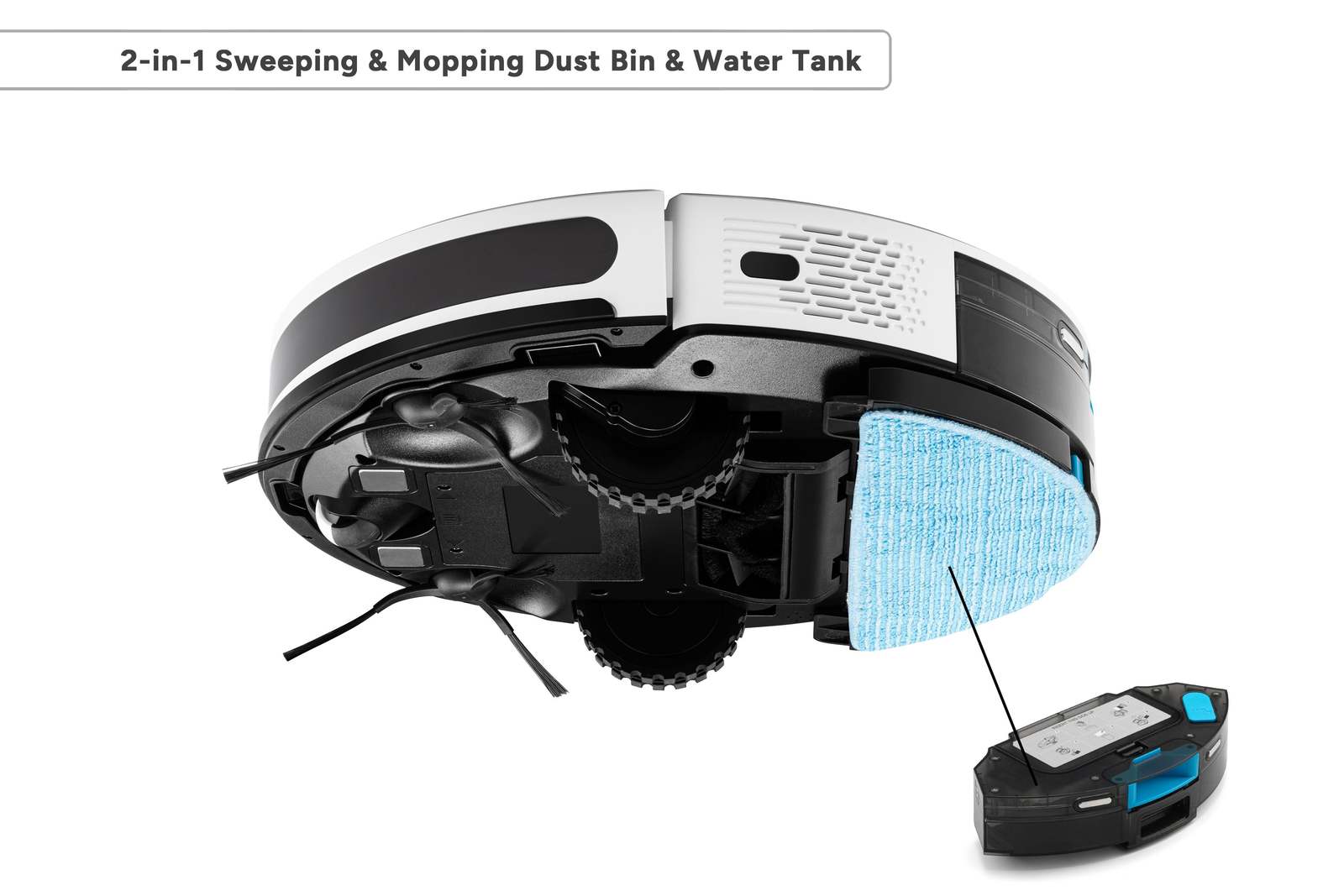 Kogan SmarterHome G80 Robot Vacuum Cleaner and Mop with AutoEmpty Dock at Mighty Ape NZ