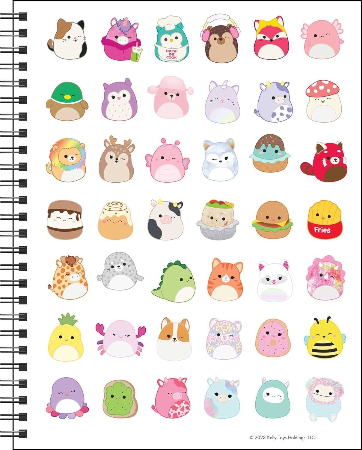 Buy Squishmallows 12Month 2024 Monthly/Weekly Planner Calendar at