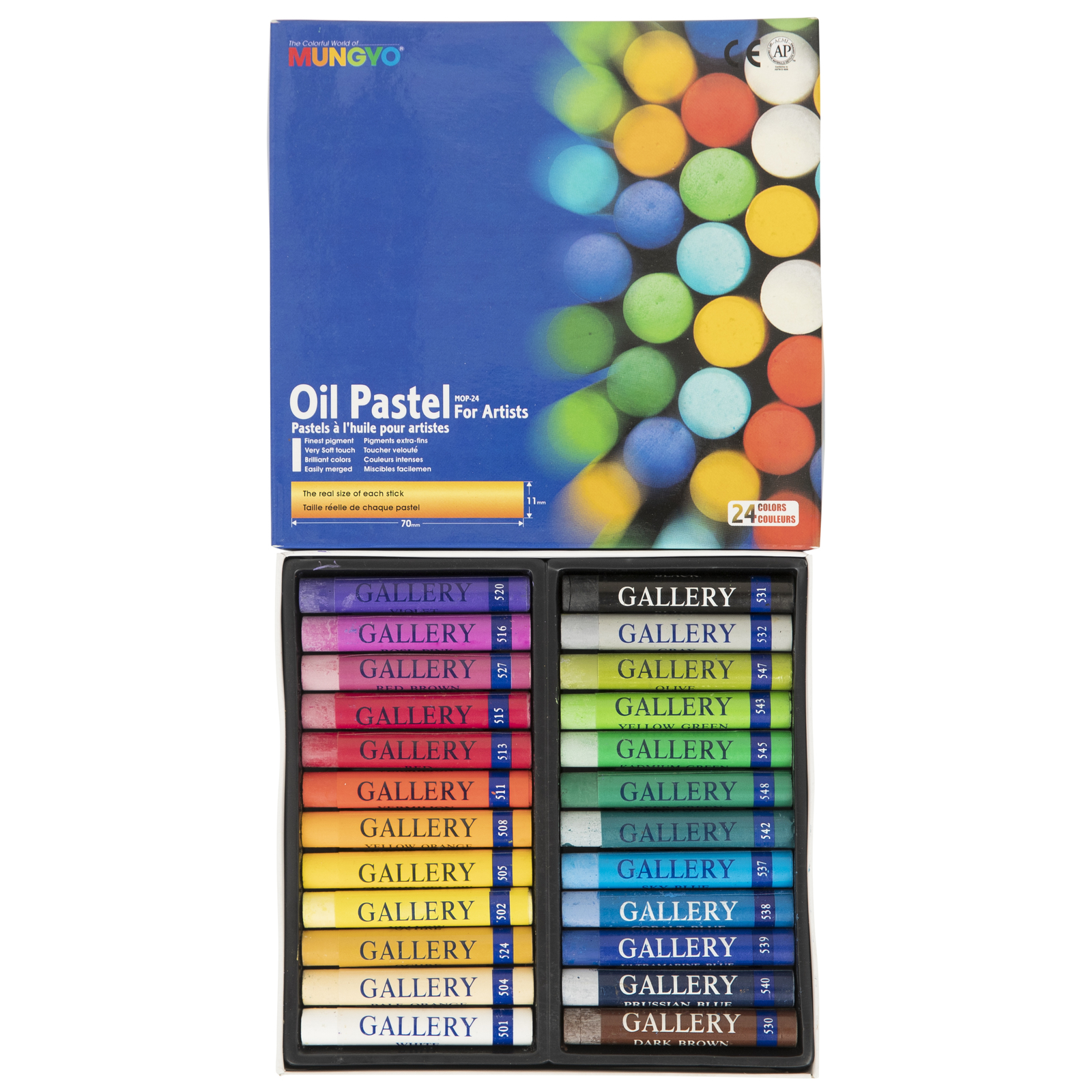 Buy Mungyo: Gallery Oil Pastels (24 Pack) at Mighty Ape NZ