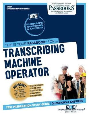 Transcribing Machine Operator by National Learning Corporation image