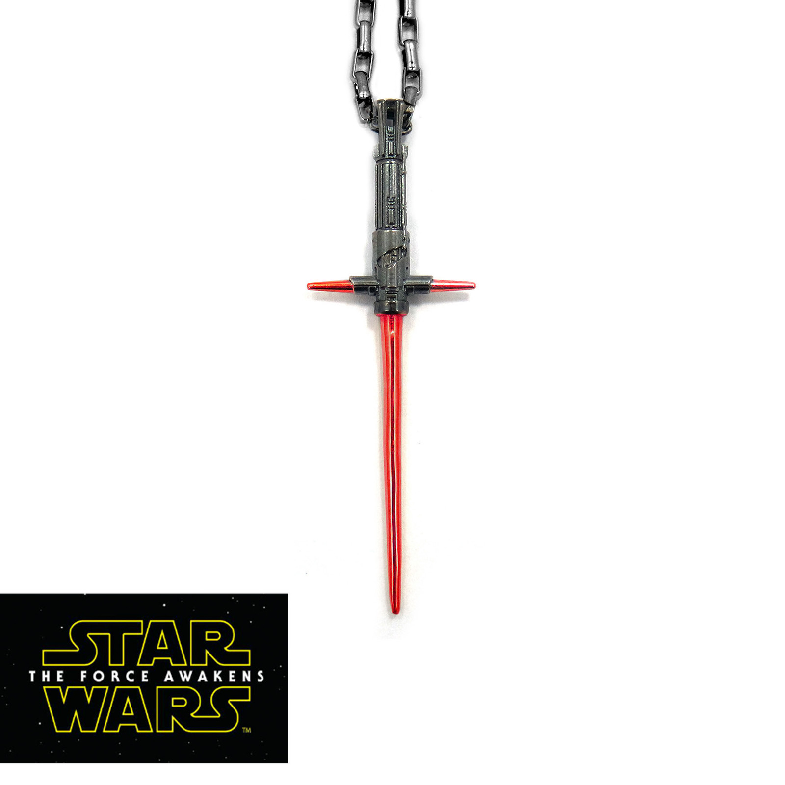 Star Wars: Kylo Ren Lightsaber - Stainless Steel Pendant Necklace