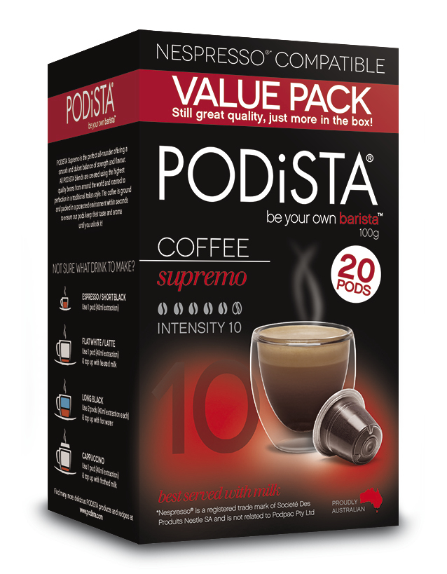 Podista Supremo Coffee Pods (20pk)