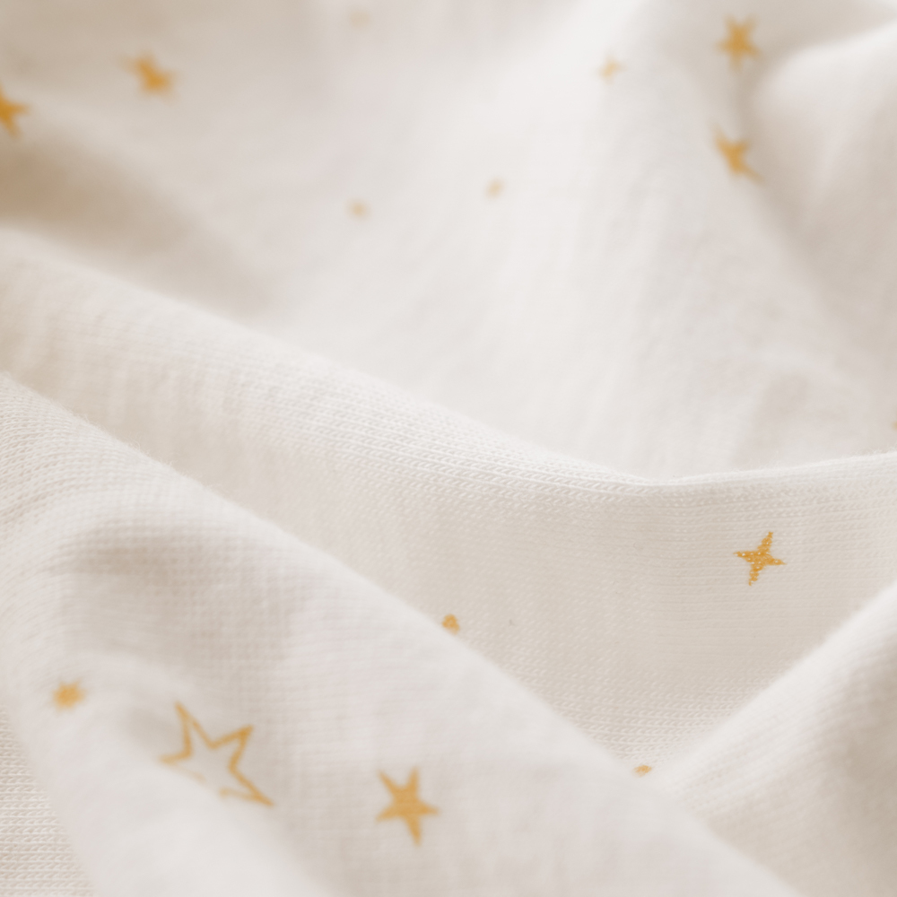 Woolbabe: 3-Seasons Front Zip Woolbabe Kowhai Stars - 2- 4 Years image