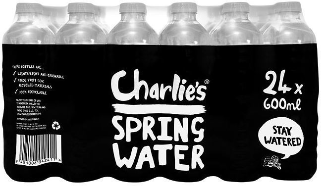 Charlie’s Spring Water 600ml (24 Pack)