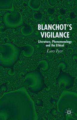 Blanchot's Vigilance by Lars Iyer image