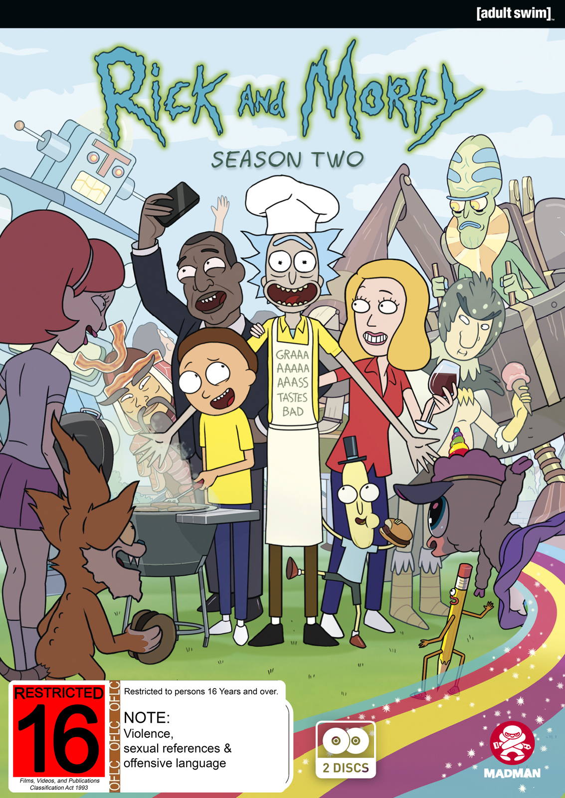 Rick And Morty Season 2 on DVD image