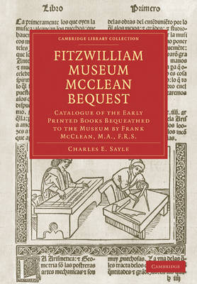 Fitzwilliam Museum McClean Bequest by Charles E. Sayle