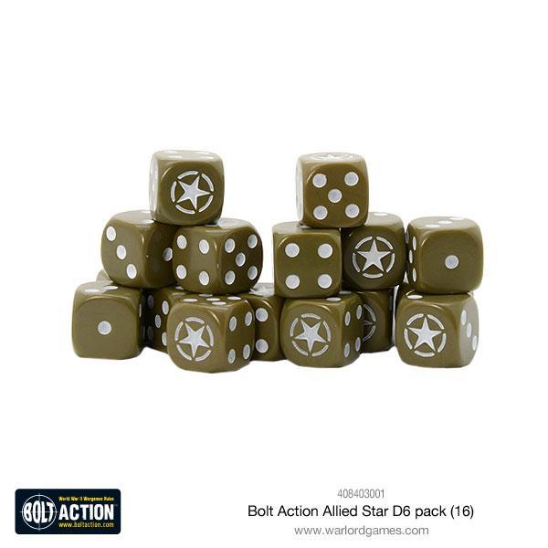 Bolt Action Allied Star D6 pack (16) image