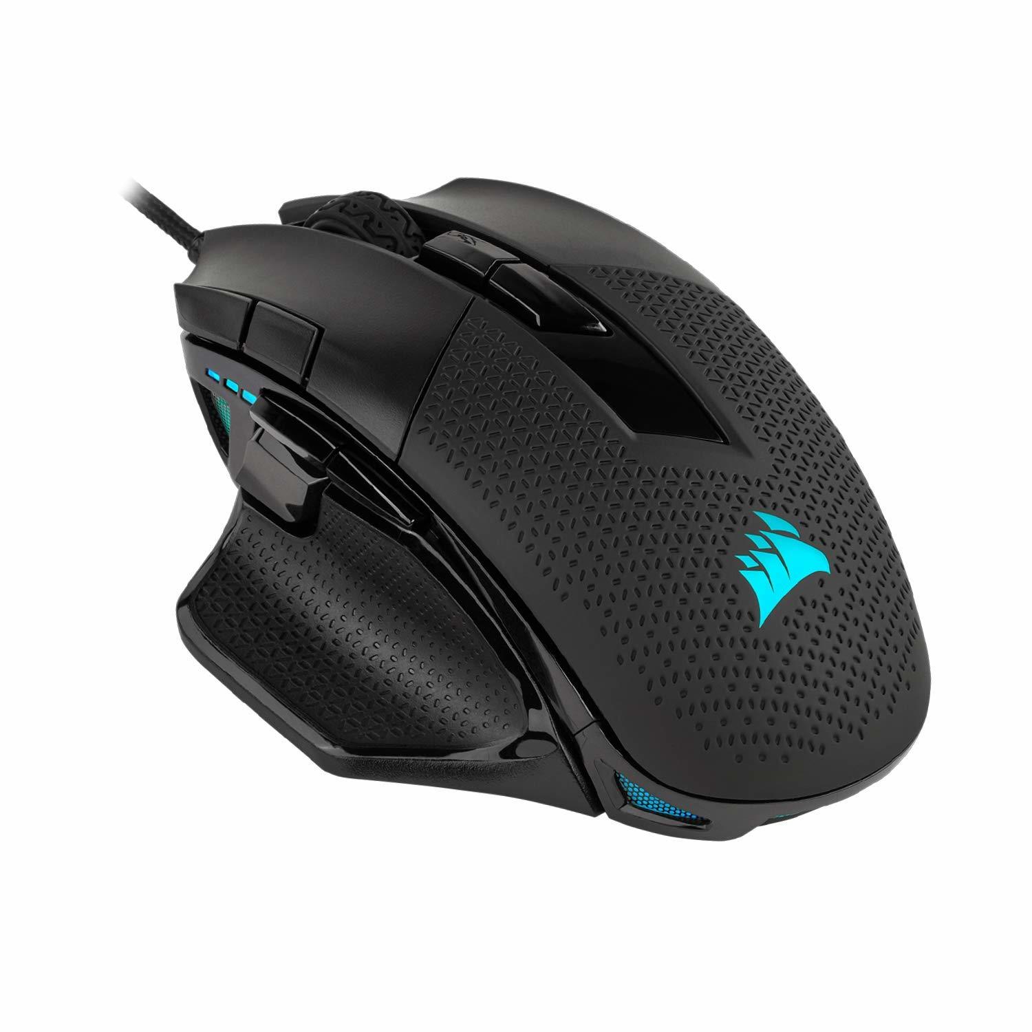 Corsair Nightsword RGB Tunable FPS/MOBA Optical Gaming Mouse for PC image