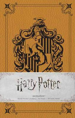 Harry Potter: Hufflepuff Ruled Pocket Journal on Hardback by Insight Editions