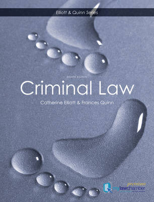 Criminal Law by Catherine Elliott image