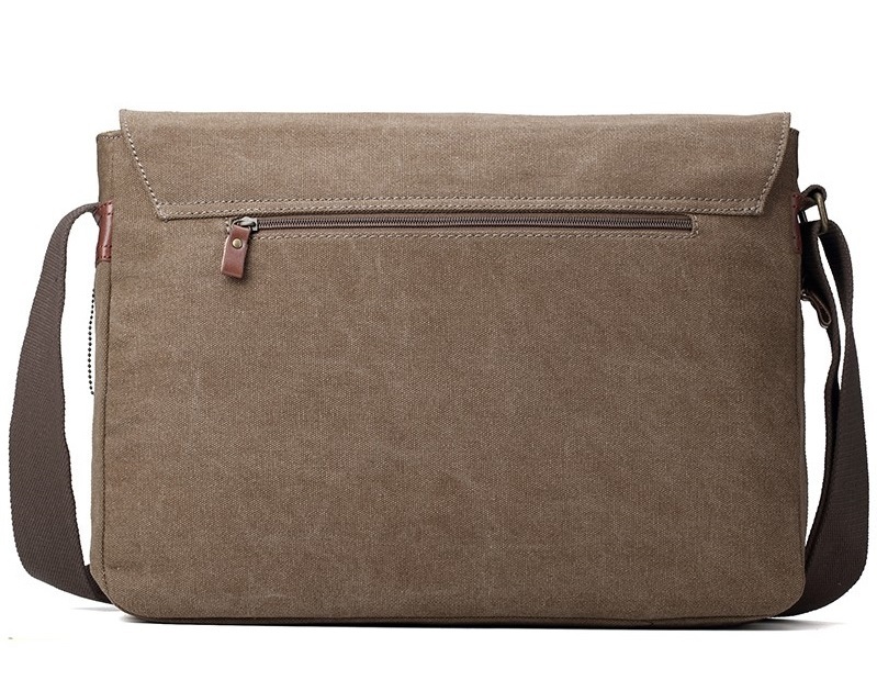 Troop London: Classic Flap-Front Messenger Large - Brown image