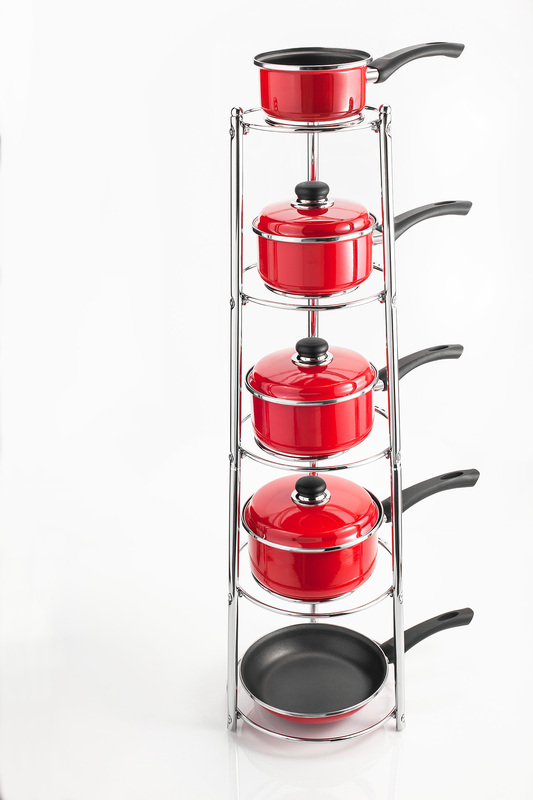 Judge Wireware Saucepan Stand 5 Tier at Mighty Ape Australia