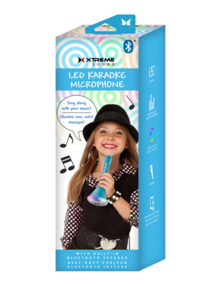Xtreme: Kids Karaoke Microphone w Bluetooth & LEDs image