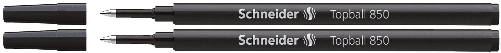 Schneider: Topball 850 Rollerball Refill - Black (2 Pack) image