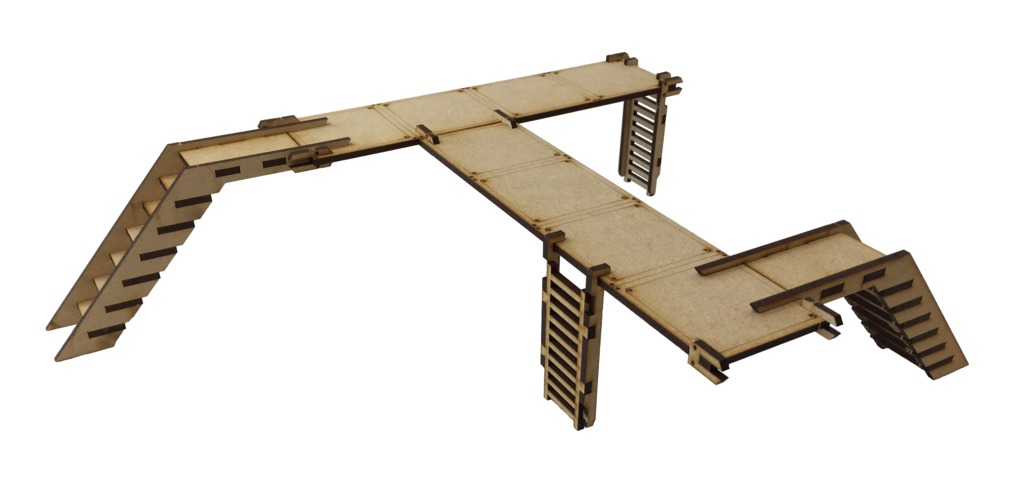 TTCombat: Tabletop Scenics – Industrial Small Platform (Set B)