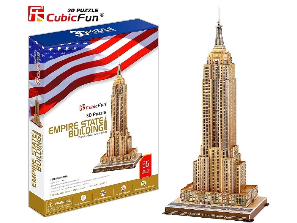 CubicFun 3D Puzzle Empire State Building Toy at Mighty Ape Australia
