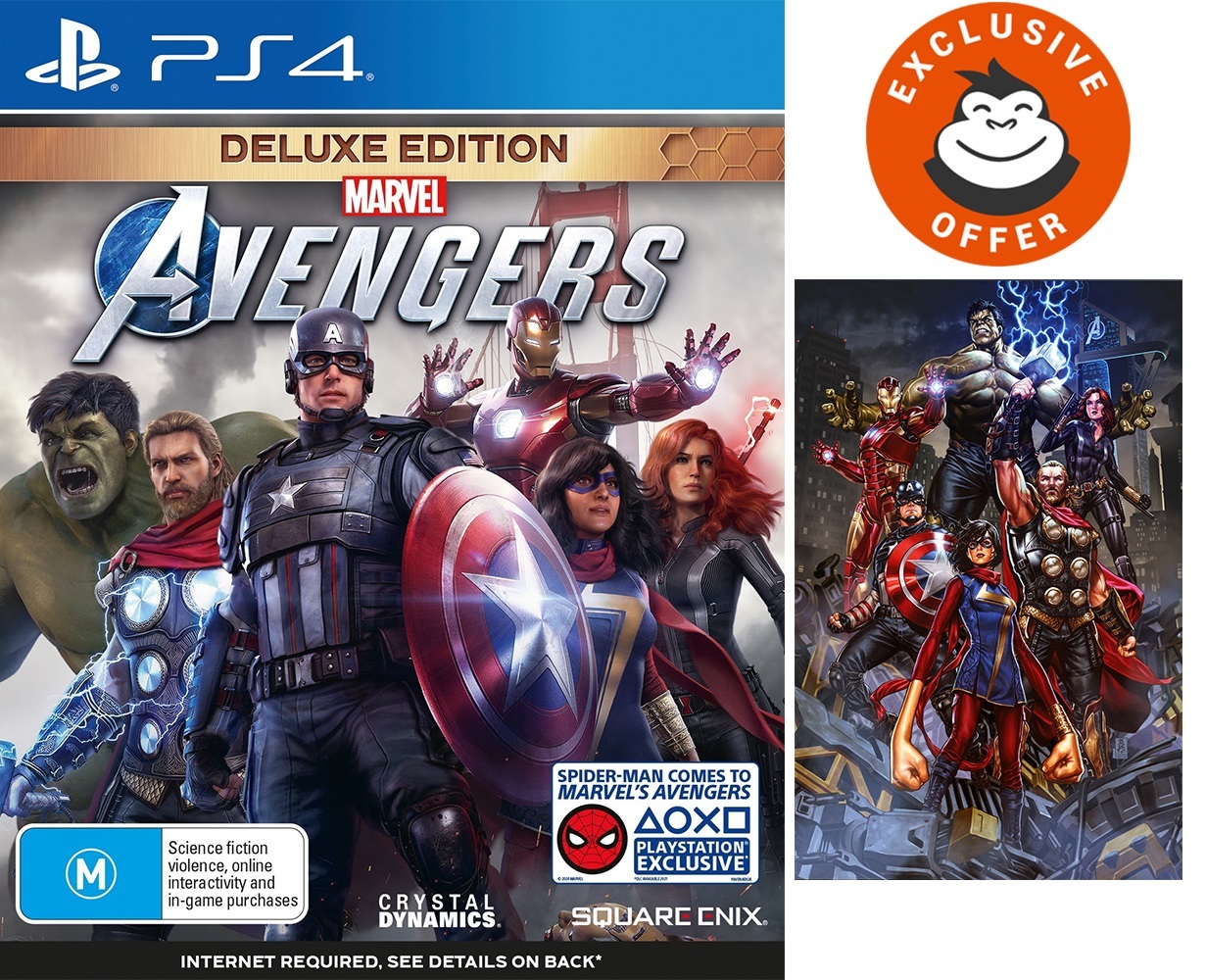 Marvel's Avengers Deluxe Edition | PS4 | Buy Now | at Mighty Ape NZ
