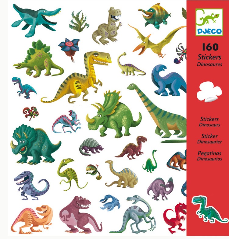 Djeco Design Dinosaurs Stickers image
