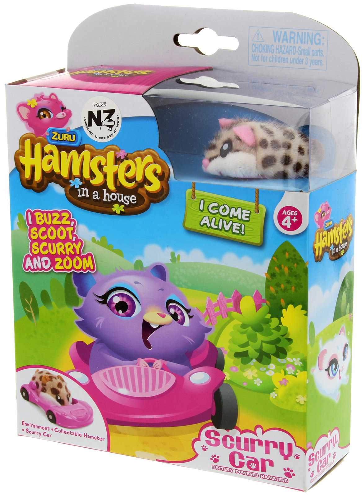 Buy Hamsters in a House Scurry Car Peanut at Mighty Ape Australia
