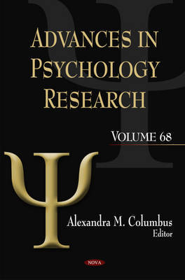 Advances in Psychology Research on Hardback