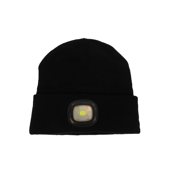 LED Beanie: High Power Waterproof Beanie (Black) image