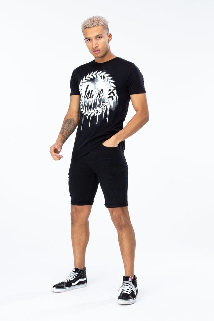 Just Hype: Men's Drip Crest T-Shirt - Medium image