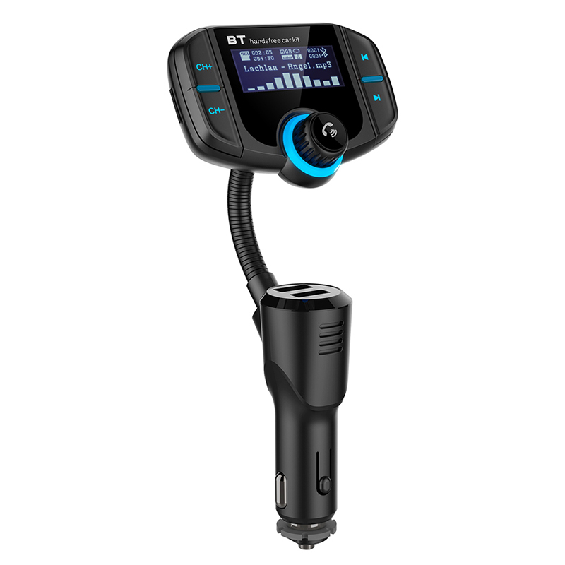 Ape Basics: Bluetooth FM Transmitter Car Charger With Built In Display image
