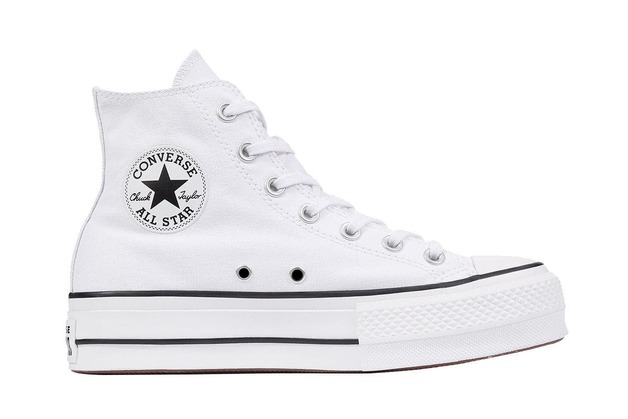 Converse: Women Chuck Taylor All Star Lift Shoe - Optical White (Size 10 US)