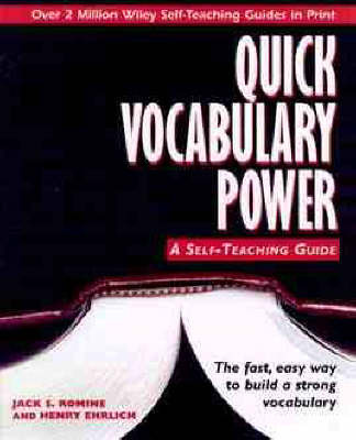 Quick Vocabulary Power on Paperback by Jack S. Romine