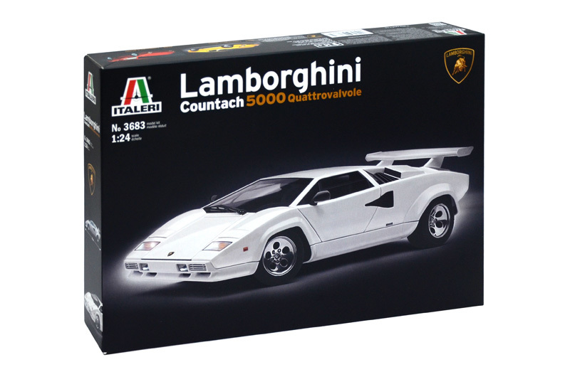 Italeri 1:24 Lamborghini Countach 5000 Model Kit image