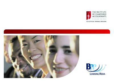 ICAEW - Business and Finance: Passcards by BPP Learning Media image
