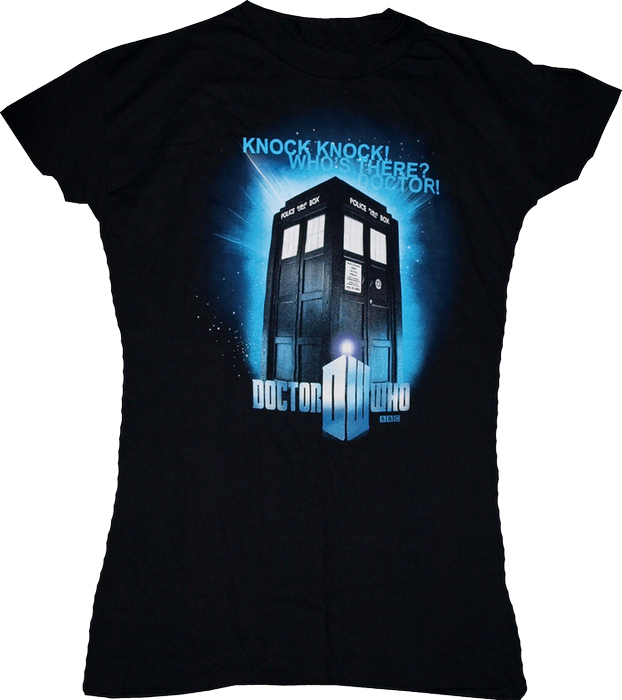 Doctor Who: Knock Knock Women's T-Shirt (XL) image