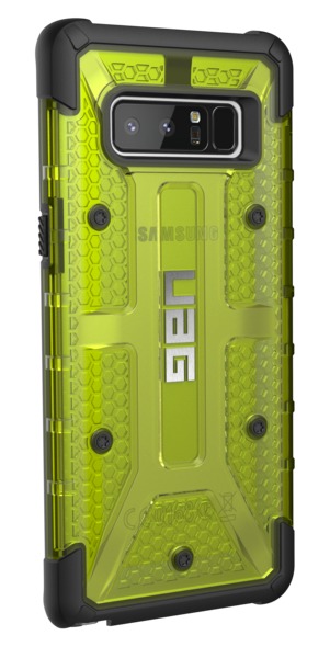 UAG Plasma Case for Galaxy Note 8 (Citron/Black) image