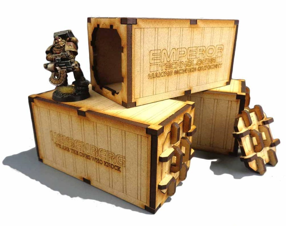 TTCombat: Tabletop Scenics - Mecharium Containers (x3) image