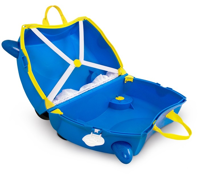 Percy Police Car Trunki - Ride-On Suitcase image