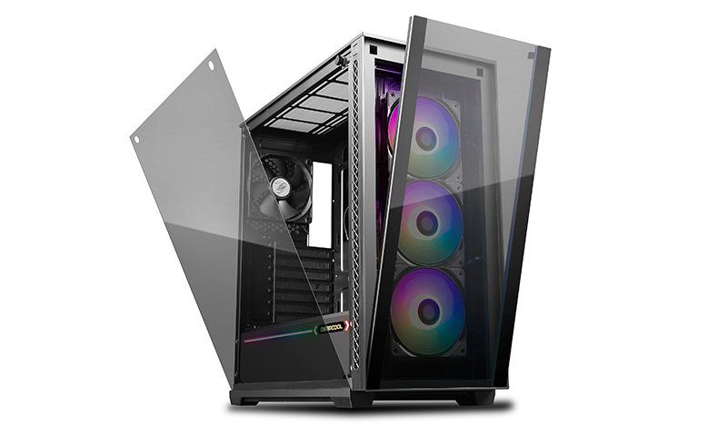 Deepcool Matrexx 70 RGB Fan x3 ATX Minimalist Tempered Glass Case image