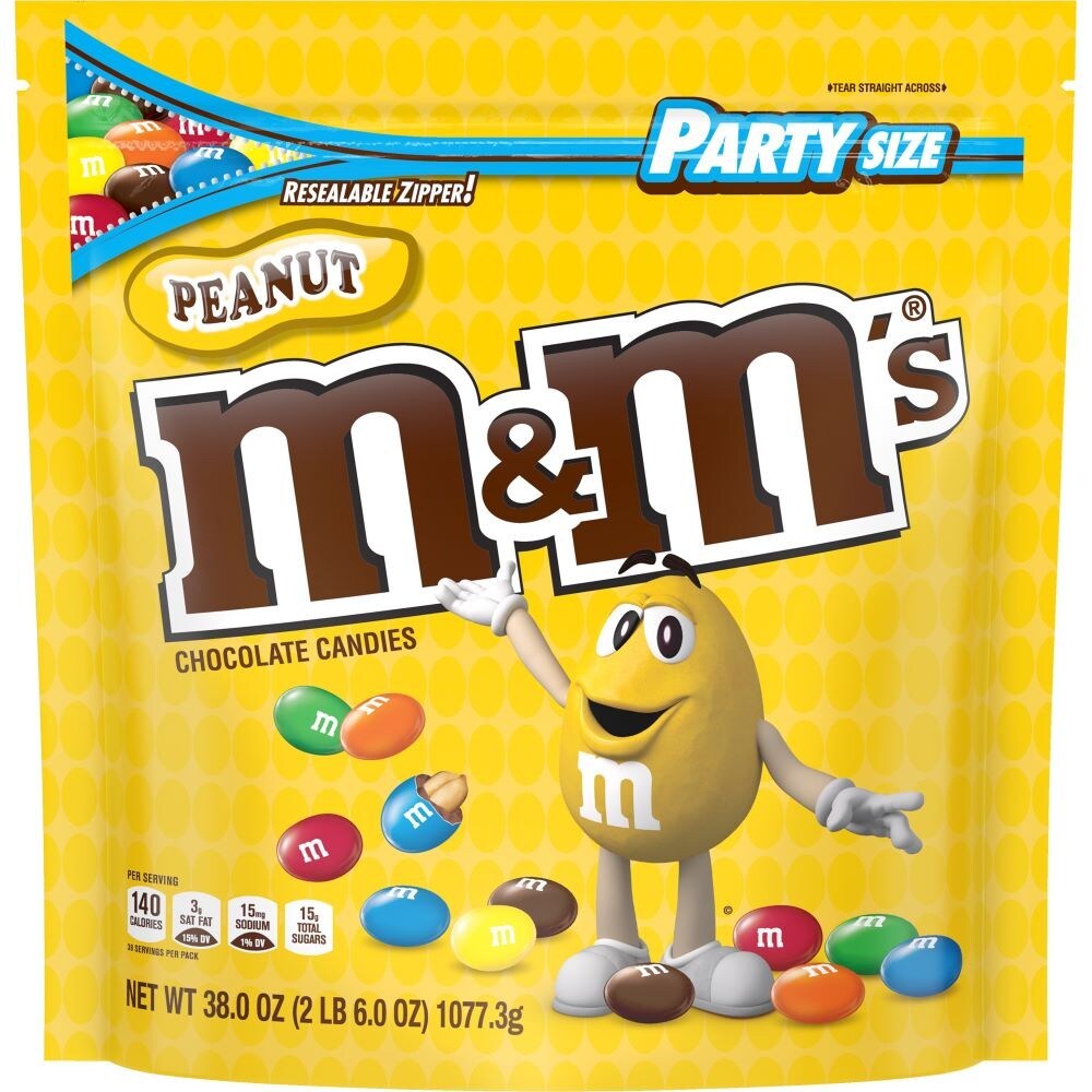 M&Ms Peanut 38oz image