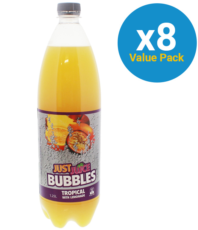 Just Juice Bubbles Tropical at Mighty Ape NZ