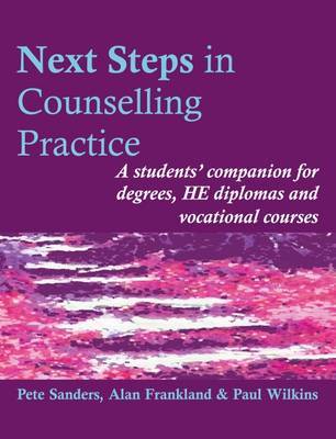 Next Steps in Counselling Practice by Pete Sanders image