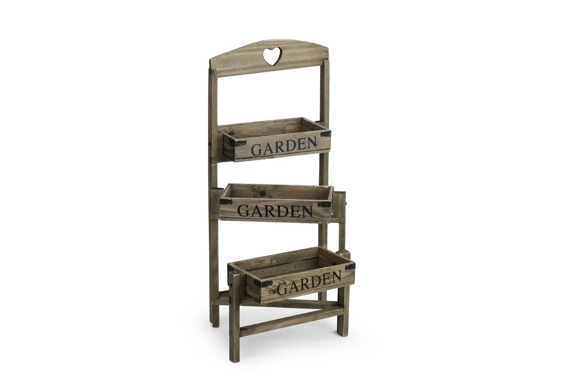Buy Pine Wood 3Tier Garden Shelf at Mighty Ape NZ