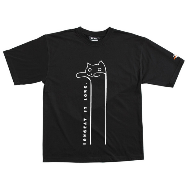 Longcat - Tshirt (Black) for image