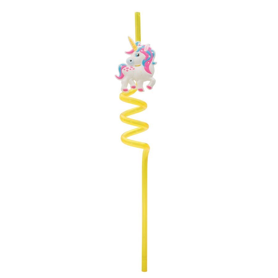 IS GIFT: Unicorn reuseable Curly Straws image