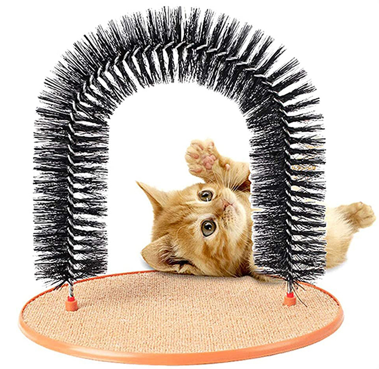 Buy Cat Arch SelfGrooming & Massaging Scratching Brush at Mighty Ape
